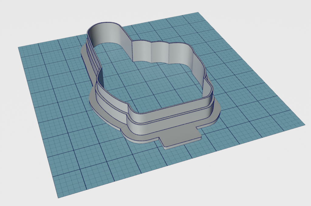 Foam Finger Cutter STL File