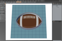 Load image into Gallery viewer, Football Cutter STL File
