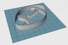 Load image into Gallery viewer, Football (Imprint) Cutter STL File
