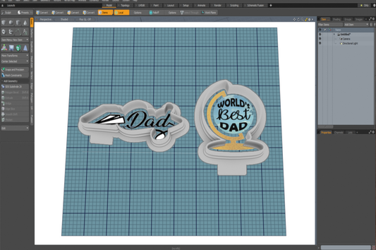 Traveling Dad STL Cutter Set
