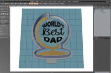 Load image into Gallery viewer, Globe Cutter STL File
