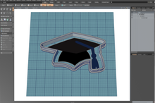 Load image into Gallery viewer, Grad Cap Cutter STL File
