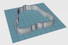 Load image into Gallery viewer, Gray Bunny Plaque Cutter STL File
