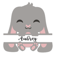 Load image into Gallery viewer, Gray Bunny Plaque Cutter STL File
