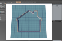 Load image into Gallery viewer, House Cutter STL File
