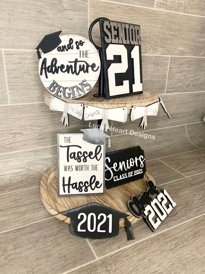 Graduation - Tiered Tray - DIY Kit
