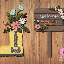 Load image into Gallery viewer, Welcome to My Fairy Garden - DIY Kit
