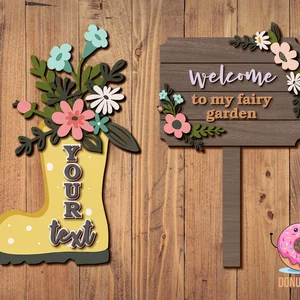 Welcome to My Fairy Garden - DIY Kit