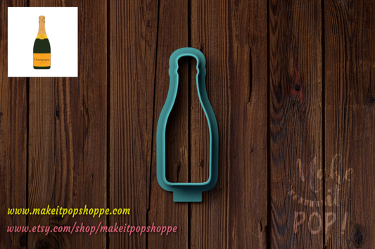 Champagne Bottle with Bow Cutter