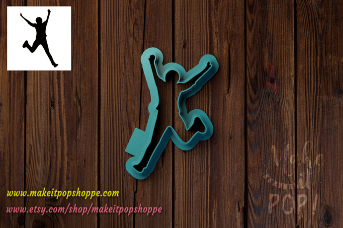 Jumping Kid (Outstretched)  Fondant Cutter