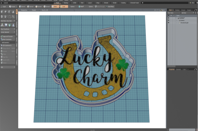 Lucky Charm Cutter STL File