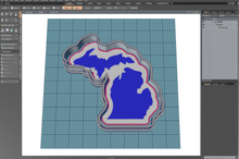 Load image into Gallery viewer, Michigan Connected Cutter STL File
