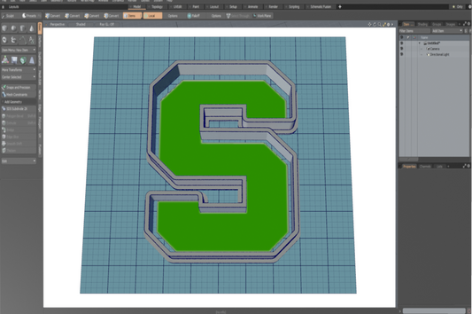 Michigan State Cutter STL File