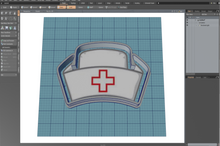 Load image into Gallery viewer, Nurses Cap Cutter STL File
