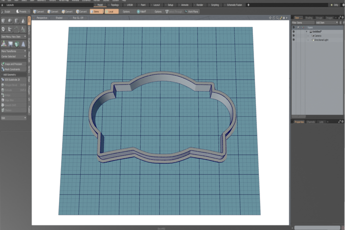 Plaque Banner Cutter STL File
