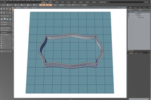 Load image into Gallery viewer, Plaque Round Skinny Cutter STL File
