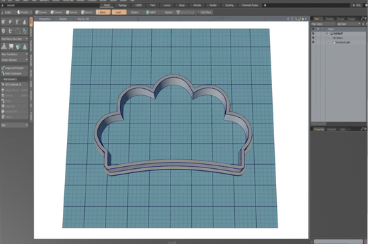 Plaque Shell Cutter STL File