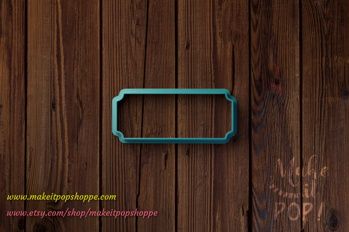 Plaque Ticket Skinny Cutter