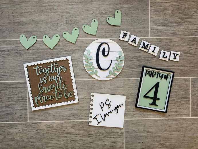 Family 2021 - Tiered Tray - DIY Kit
