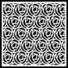 Load image into Gallery viewer, Retro Rose Pattern Stencil
