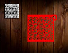 Load image into Gallery viewer, Retro Rose Pattern Stencil
