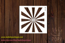 Load image into Gallery viewer, Retro Rays Stencil

