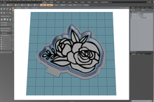 Load image into Gallery viewer, Roses Cutter STL File
