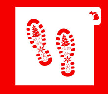 Load image into Gallery viewer, Santa&#39;s Boot Print Stencil Kit
