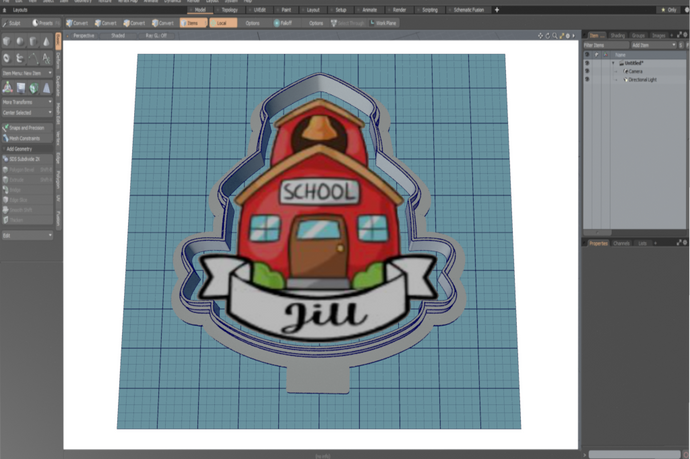 School House Cutter STL File
