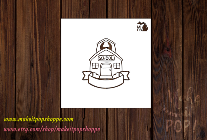 School House *STENCIL*