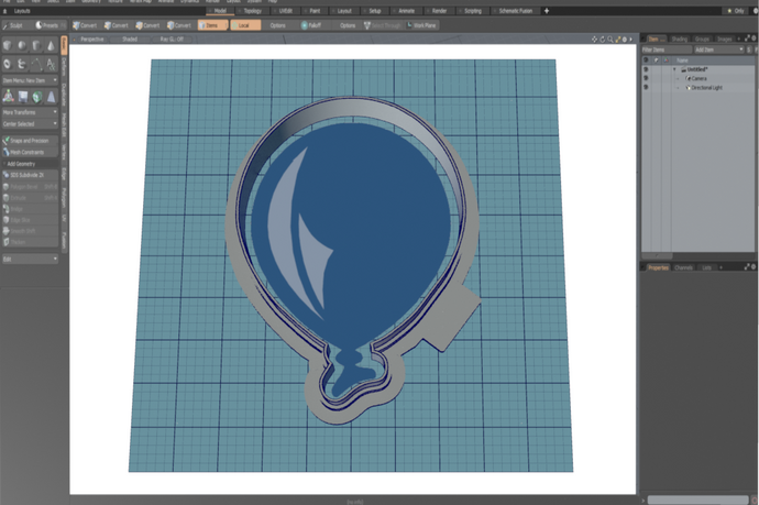 Single Balloon Cutter STL File