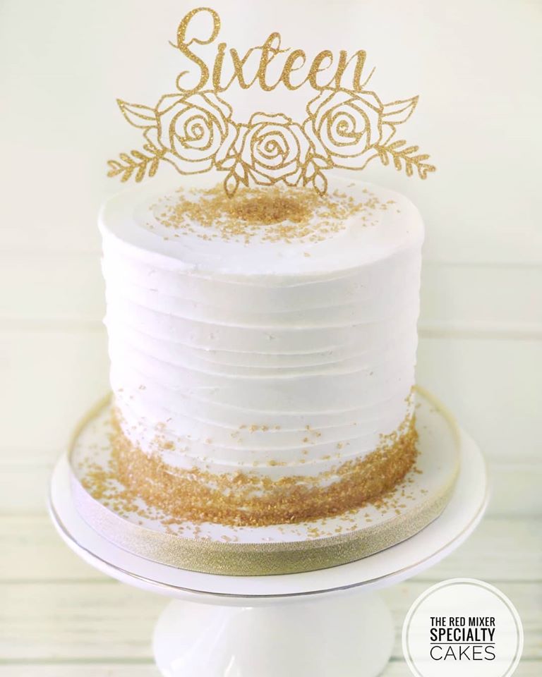 Cardstock Cake Topper