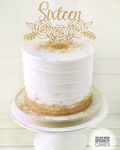 Load image into Gallery viewer, Custom Cardstock Cake Toppers
