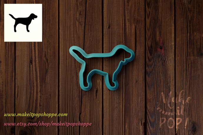 Small Dog Outline (Fondant) Cutter