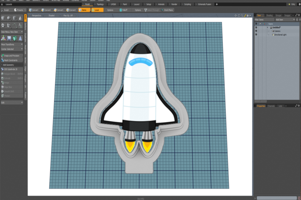 Spaceship Cutter STL File