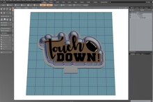 Load image into Gallery viewer, Touchdown with Football Cutter
