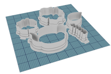 Load image into Gallery viewer, Teapot and Flowers STL Platter
