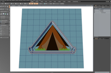 Load image into Gallery viewer, Tent Cutter STL File
