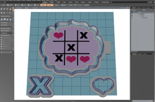 Load image into Gallery viewer, Valentine&#39;s Tic Tac Toe Cutter
