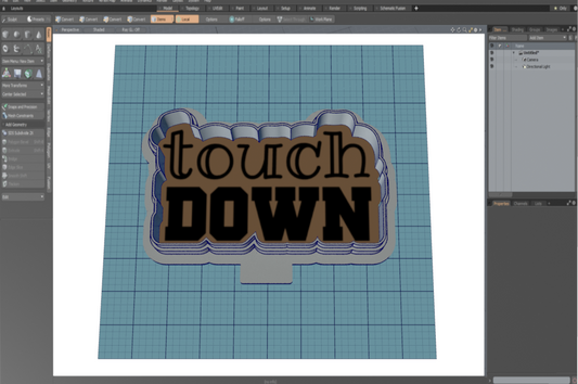 Touchdown Cutter STL File