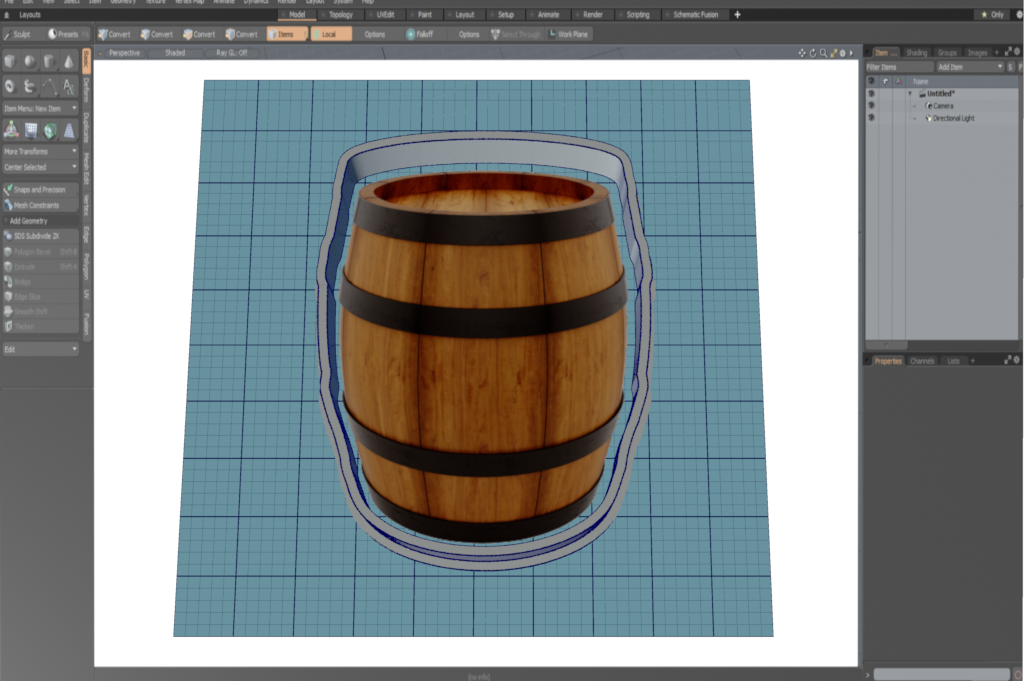 Whiskey Barrel Cutter STL File