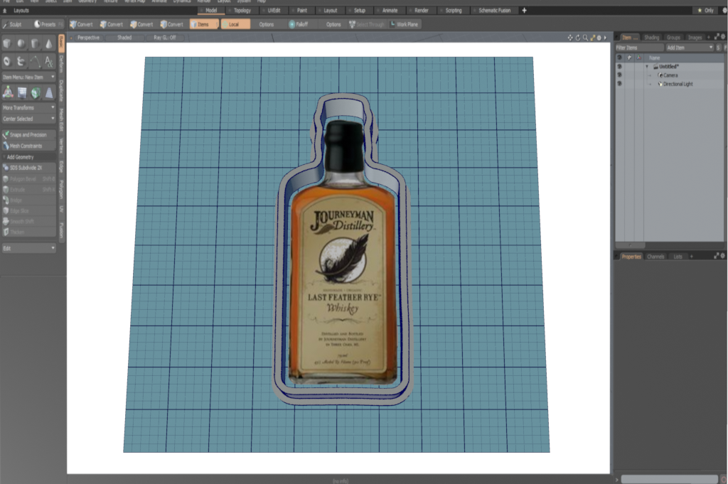 Whiskey Bottle Cutter STL File