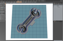 Load image into Gallery viewer, Wrench Cutter STL File
